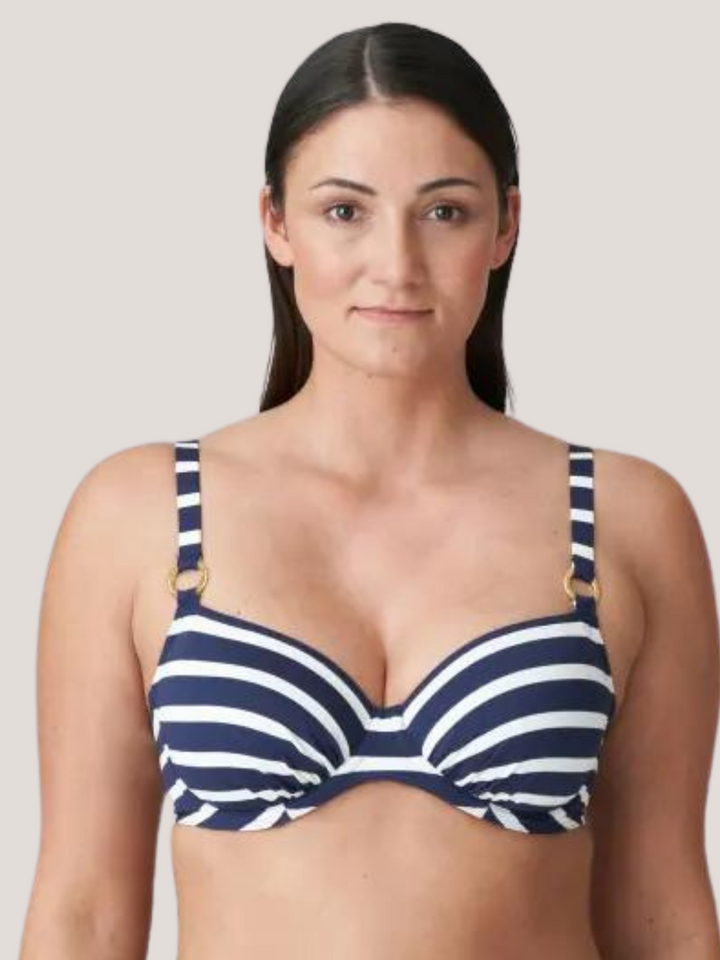 Top bikini Nayarit con espuma escotado