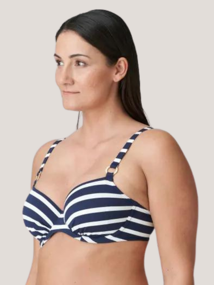 Top bikini Nayarit con espuma escotado