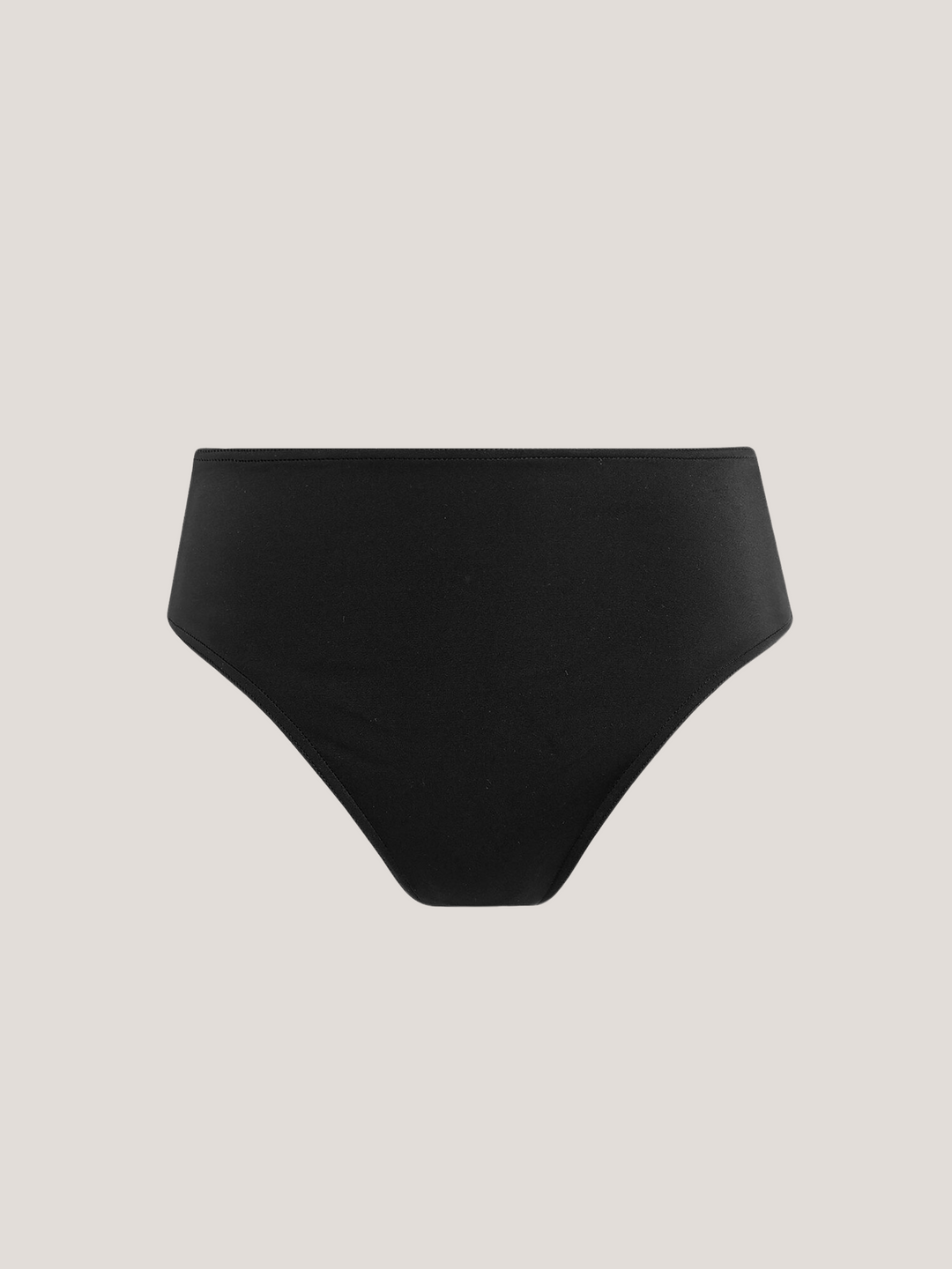 Braga Bikini Jewel alta liso negro