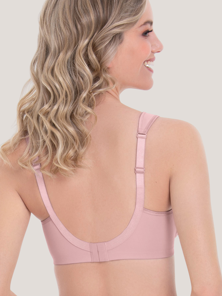 Sujetador Clara liso rosa