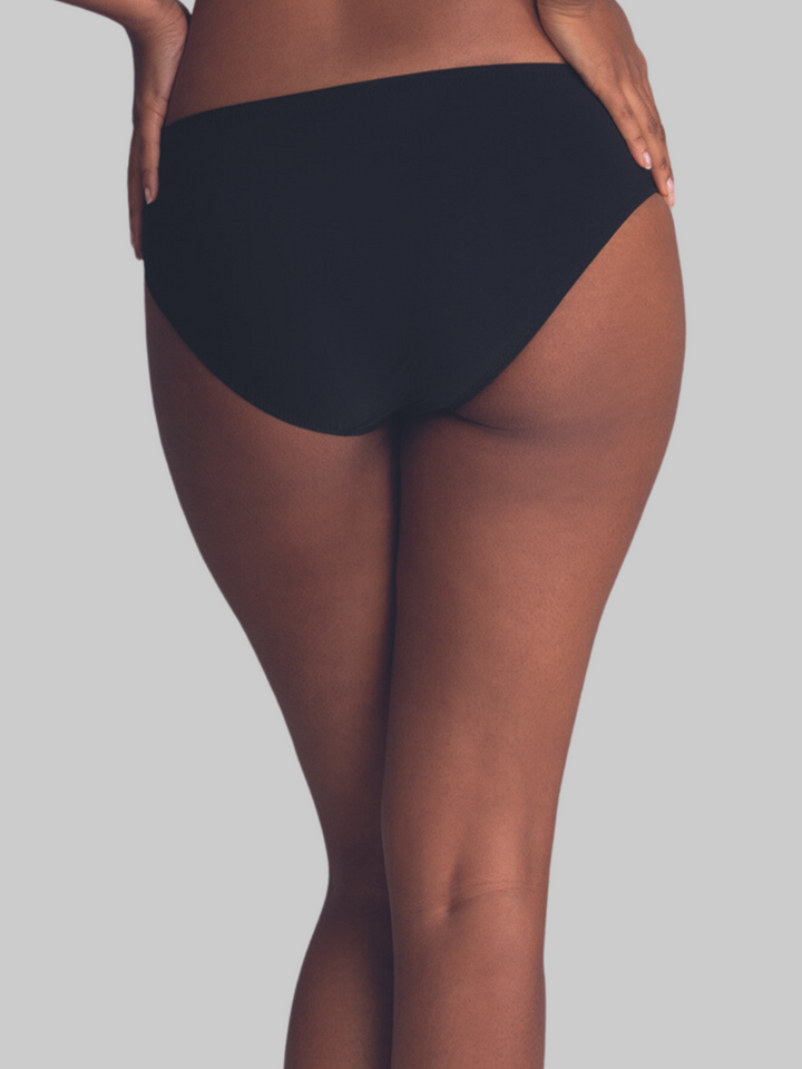 Braga bikini Confort alta negra