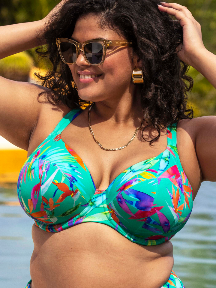 Top Bikini Tomaya estampado