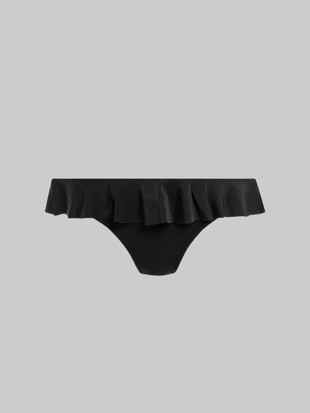 Braga Bikini Jewel Volante liso negro