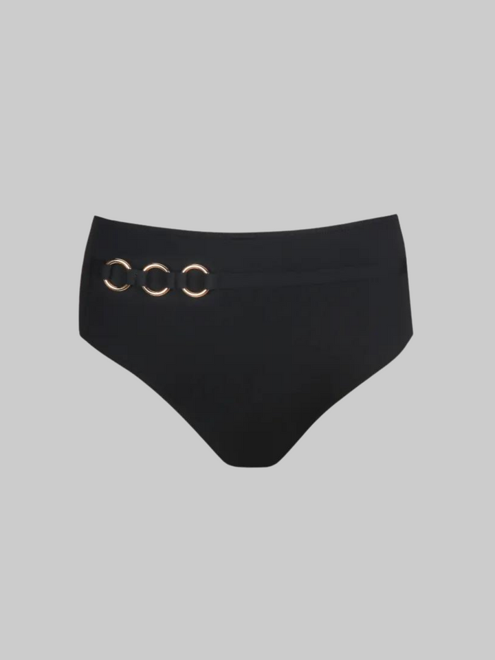 Braga bikini Damietta alta negra
