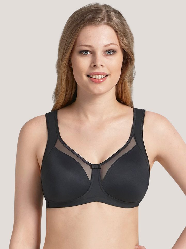Sujetador Clara liso negro