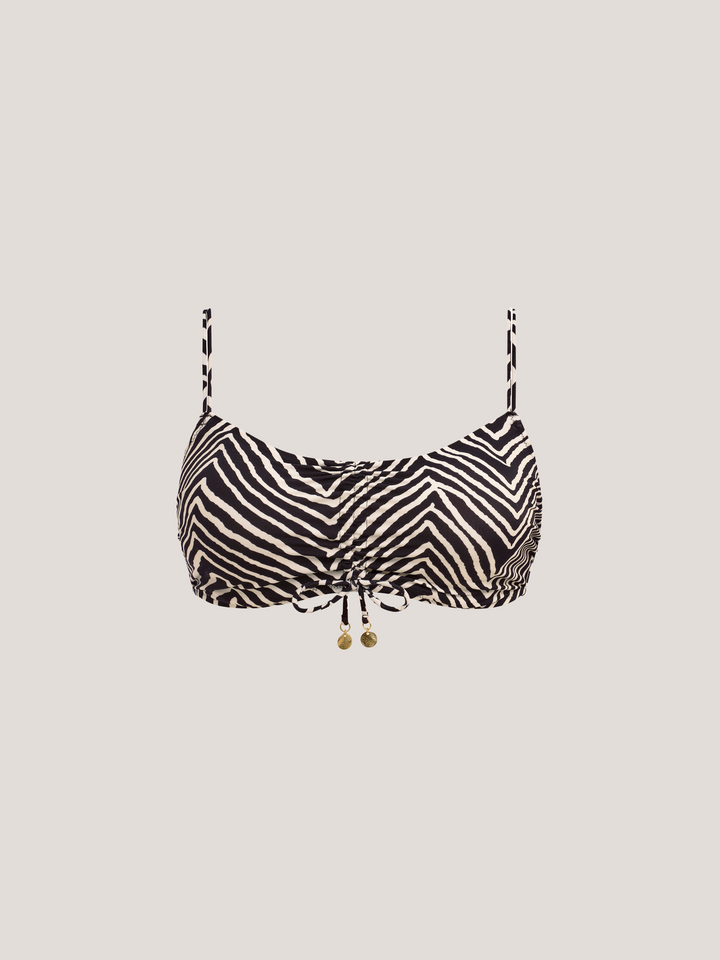 Top Bikini Fiji bralette negro