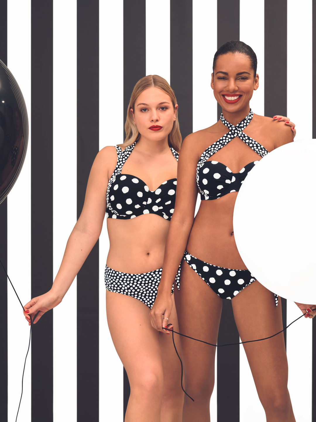 Top bikini Catalina lunares