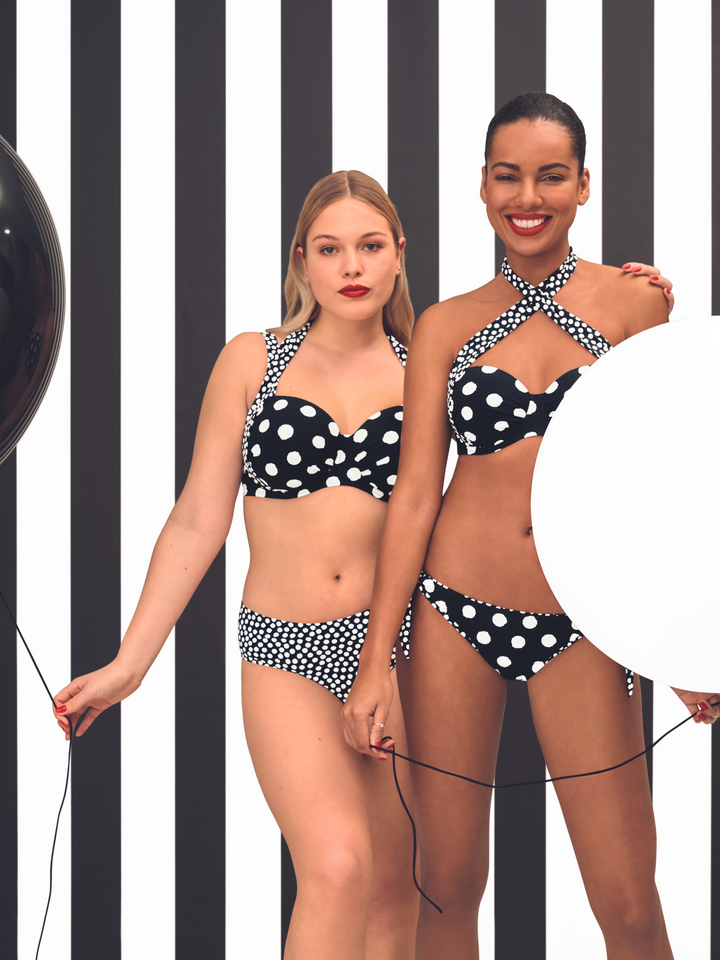 Top bikini Catalina lunares