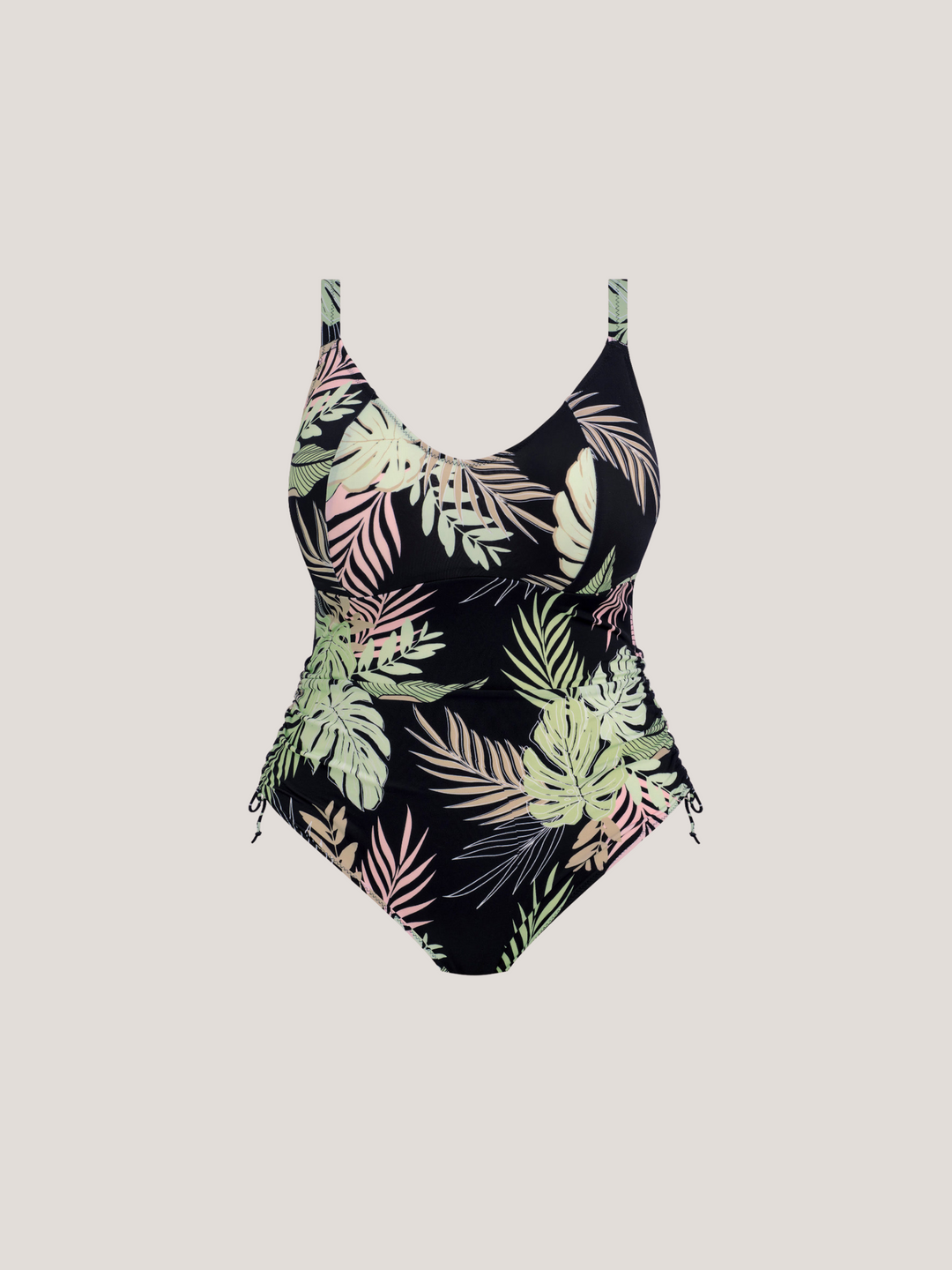 Bañador Tropical negro