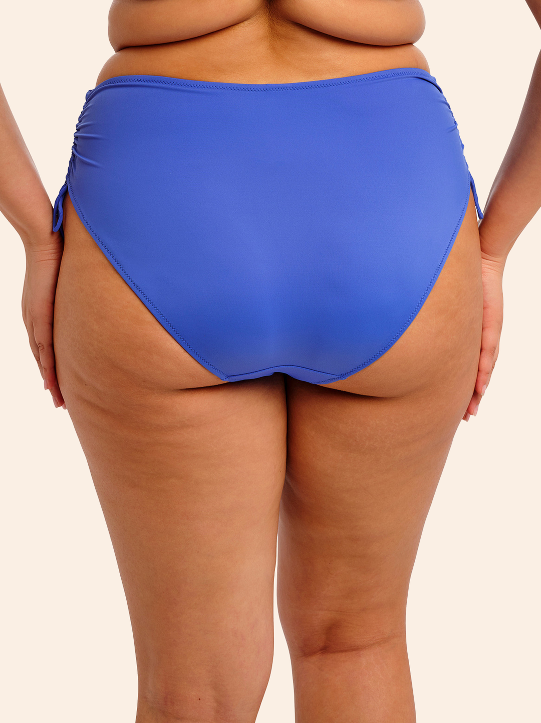 Braga Bikini Plain regulable azul