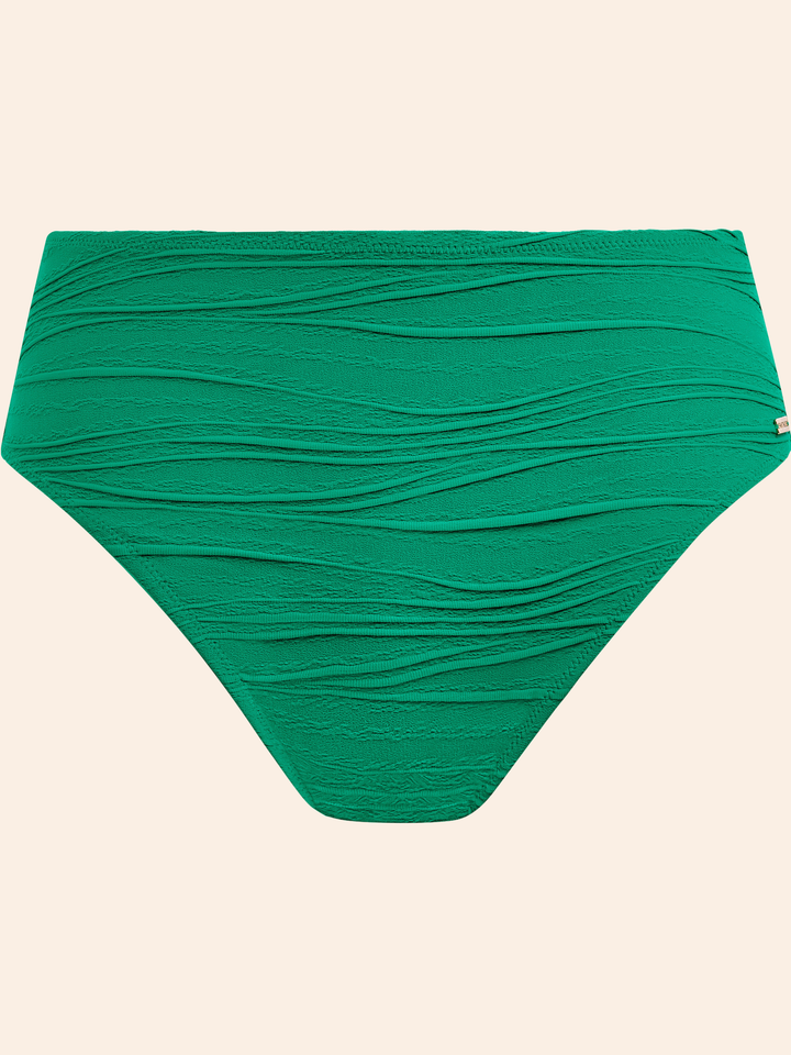 Braga Bikini Beach Weave alta verde