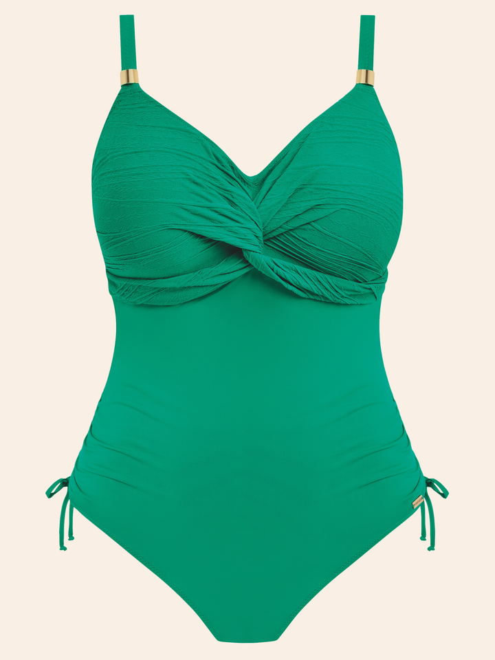Bañador Beach Weave verde