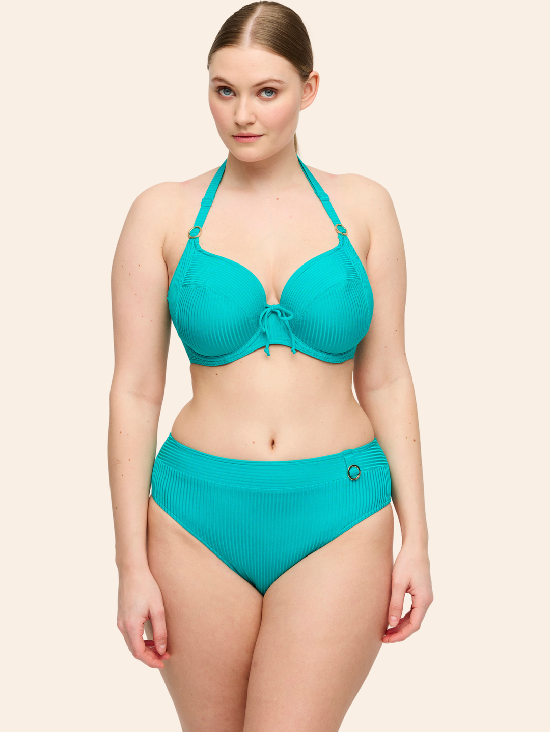 Top Bikini Delray turquesa