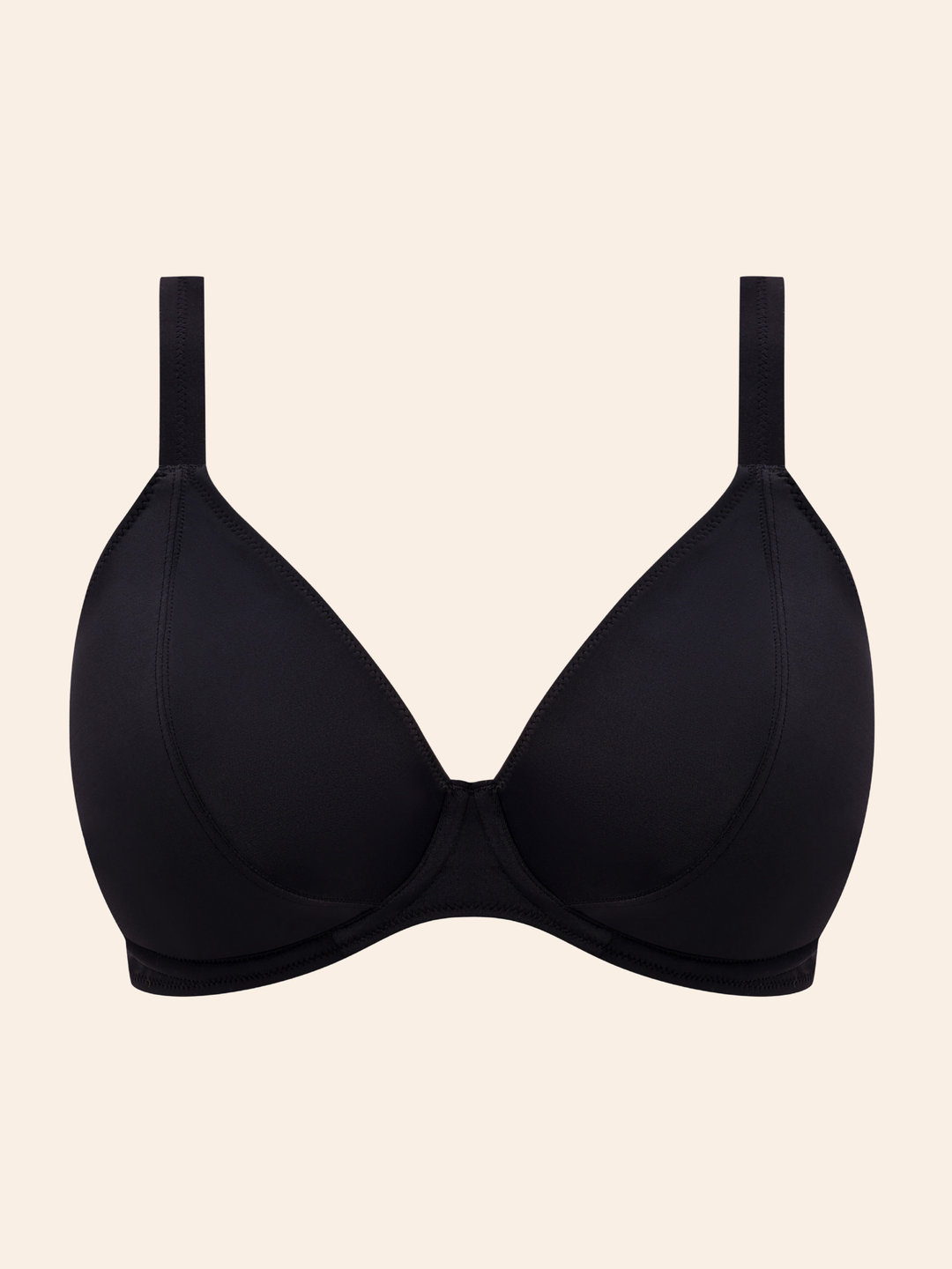 Top Bikini Jewel plain negro