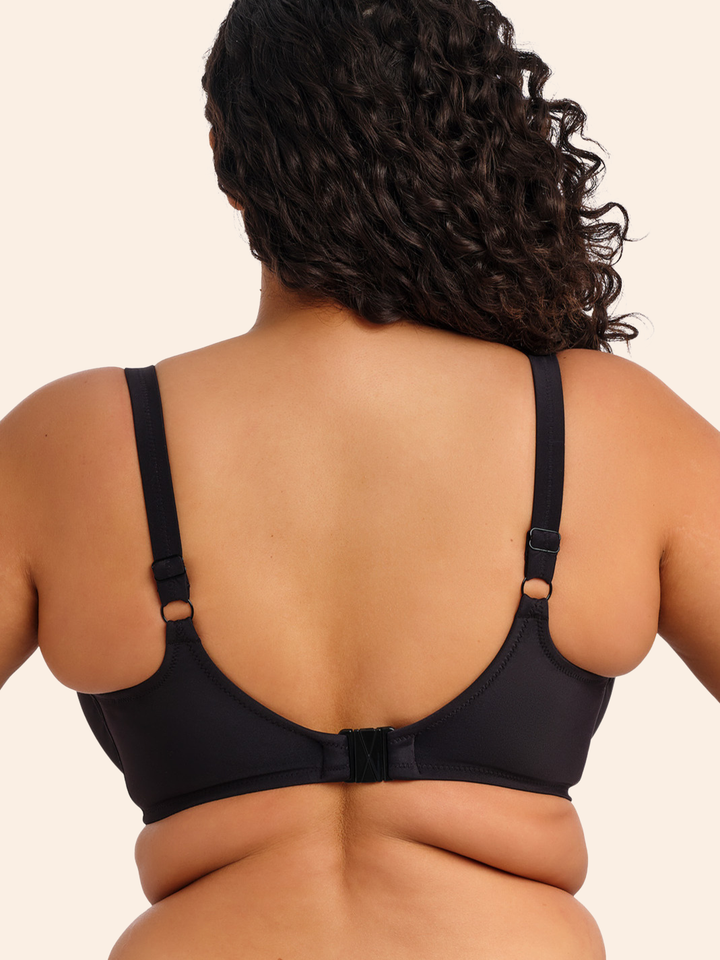 Top Bikini Plain rut negro