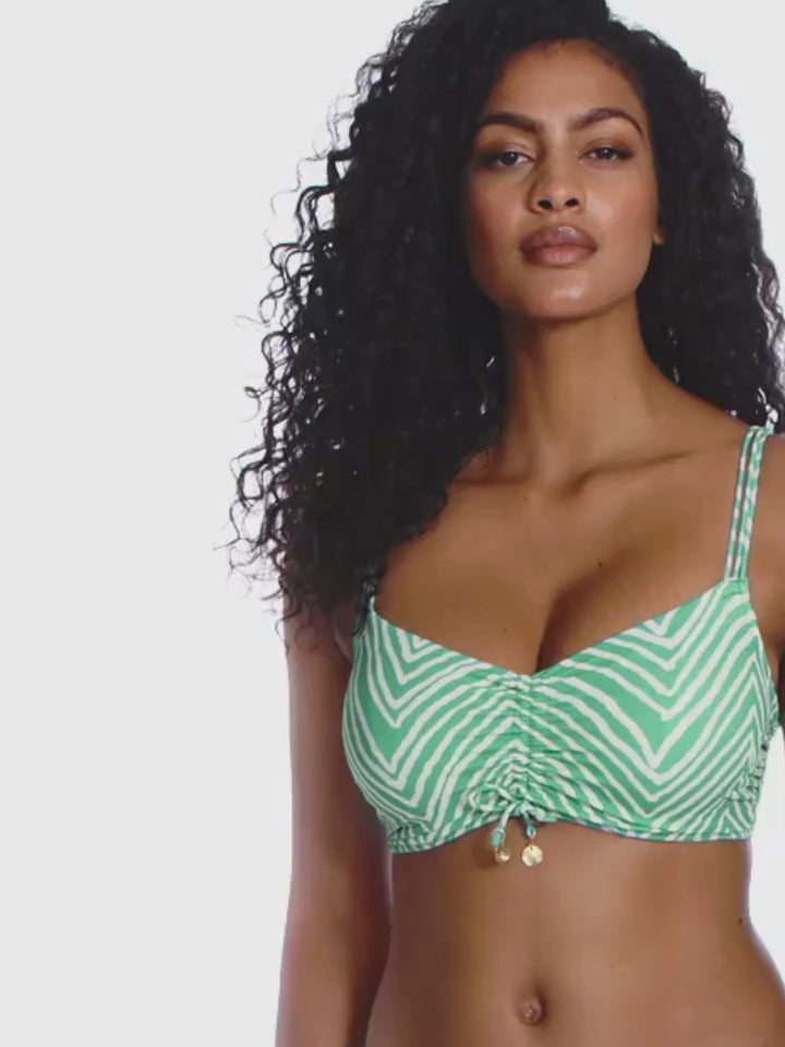 Top Bikini Fiji bralette verde