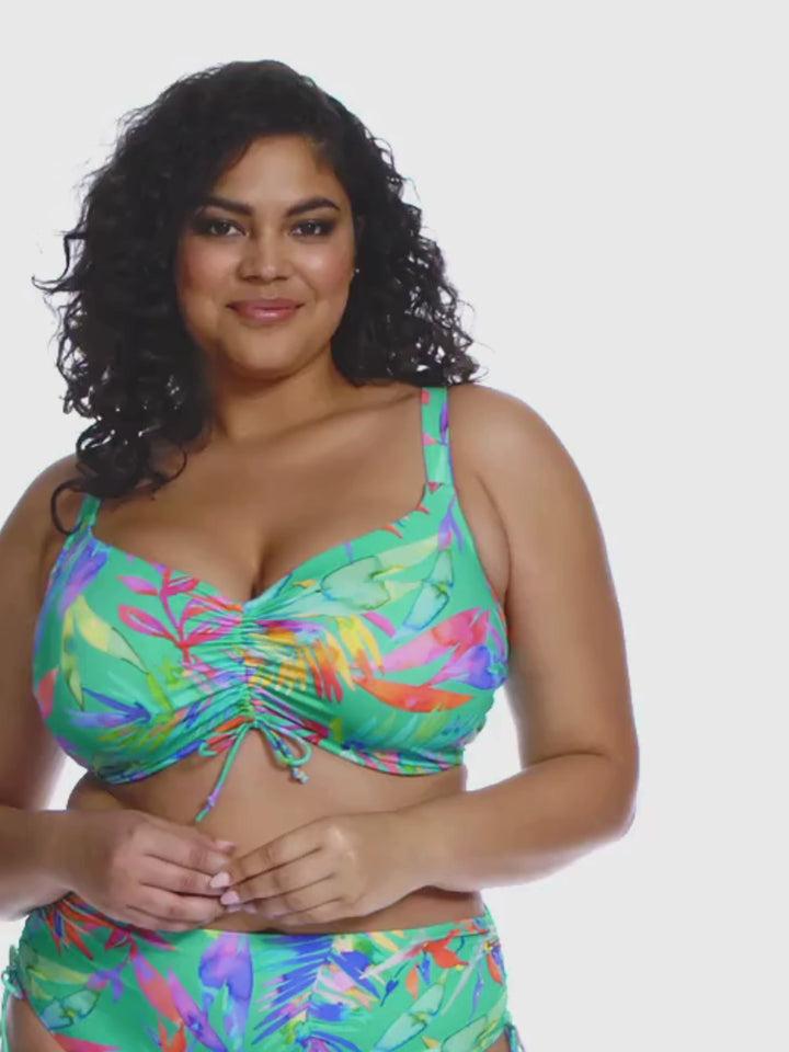 Top Bikini Tomaya estampado