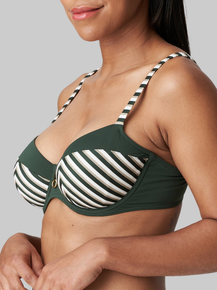 Top bikini La Concha verde