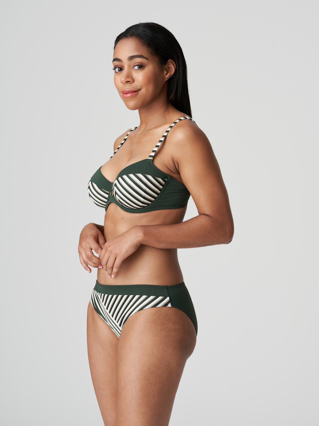 Top bikini La Concha verde
